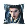 Pursuit of Jade Zhu Yu Square Pillow Case TV Drama Cushion Cover Funny Zipper Decorative Pillowcase for Sofa 40x40cm