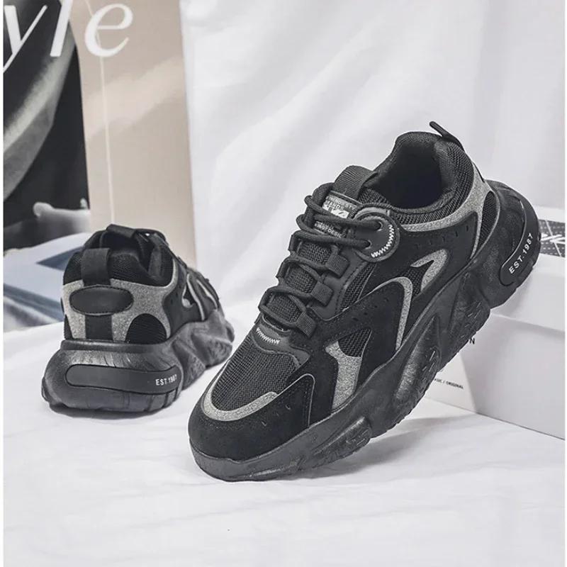 Fashion Hot Selling Comfortable and Breathable Men's Platform Shoes Zapatillas De Hombre Trendy Casual Shoes Men Brand Mens Sneakers