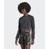 Washed Cropped Sweatshirt Black Iw5559