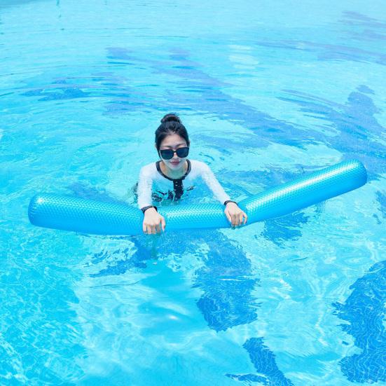 63" Inflatable Swim Pool Noodles Large Foam Noodles for Extra Buoyancy Floating Training