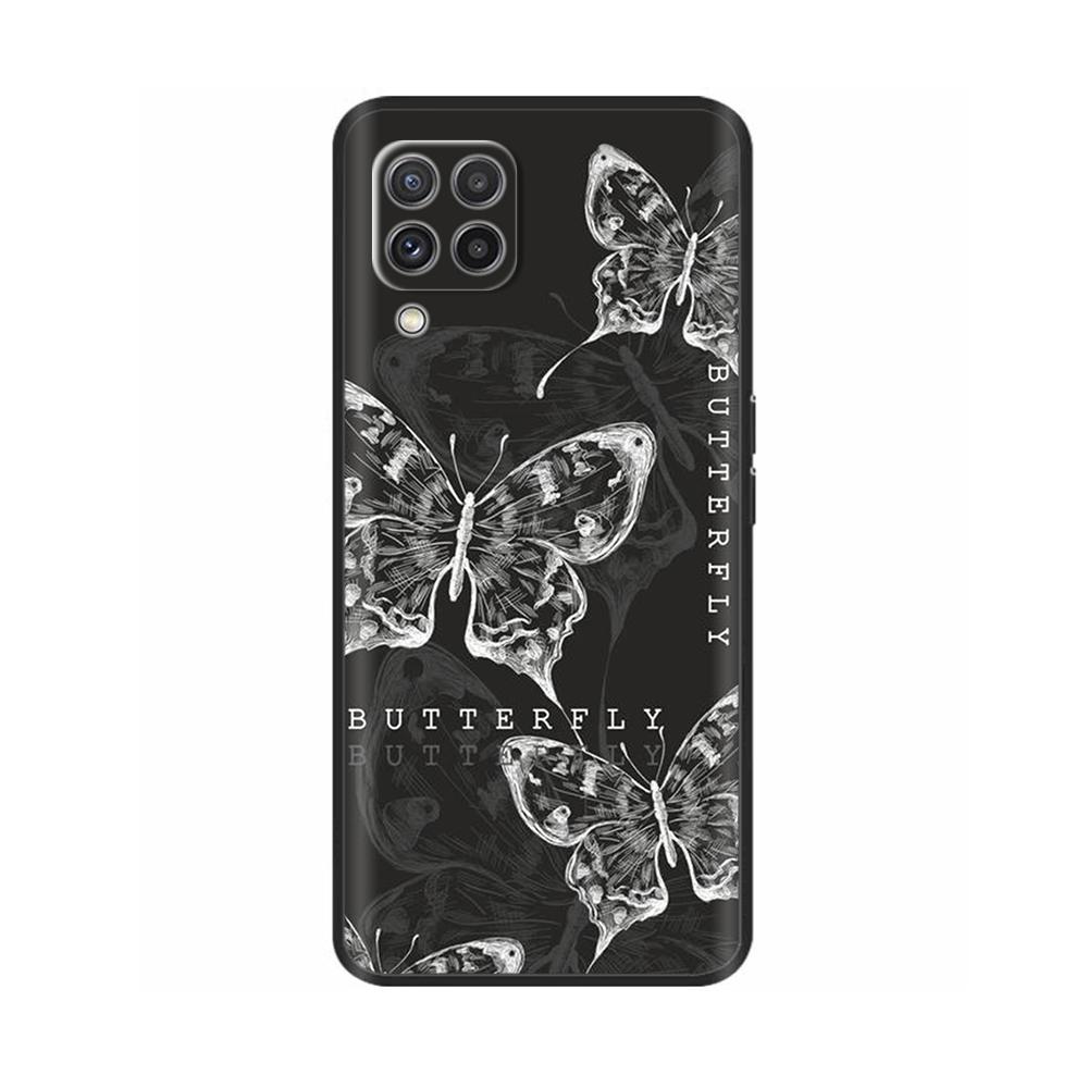 Phone Cover For Samsung Galaxy A22 Case A225F Painted Cute Panda Silicone Back Cover For Samsung Galaxy A22 5G Case A22S Bumper