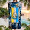Newcastle United Football Beach Towel Soft Microfiber Summer Towel Quick Dry Absorbent Towel for Beach Swimming Pool Travel