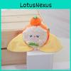 Delightful Magnetic Plush Keychain Doll Colorful Fruit Design Perfect For Gift Giving