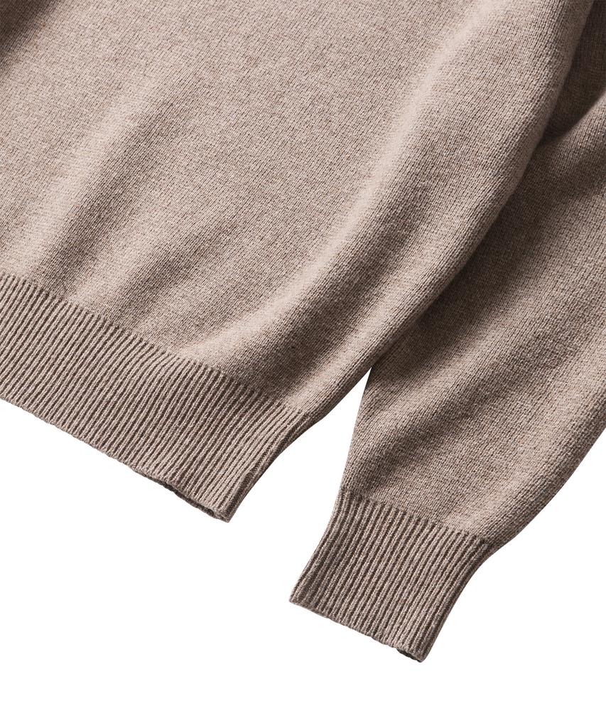 BEAT&SLNC Crew Neck Knit (Beige)
