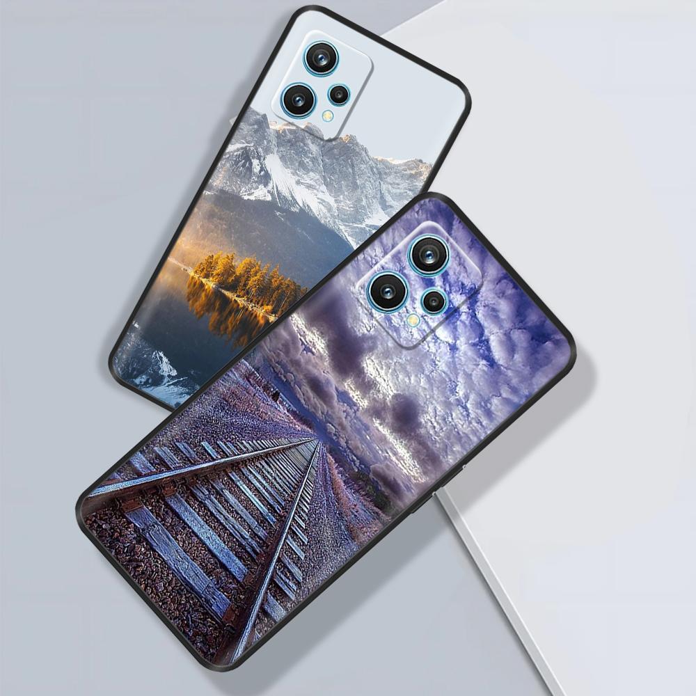 For Realme 9 Pro Plus Case Funny Soft Silicone Phone Cover For Realme 9 4G Case Black Shockproof Bumper Shells For Realme 9 Pro+