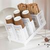 Detachable Design Disposable Cup Holder Single/Double Row Water Cup Organizer Bar Counter