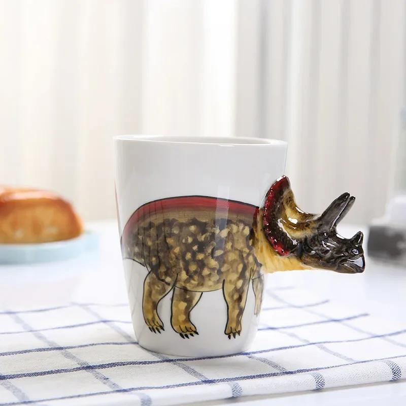 3D Three-dimensional Water Cup Cartoon Animal Cup High Temperature Ceramic Milk Coffee Tea Children Water Cup Mug Home