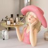 « Chapeau de luxe léger moderne Fille Plateau de coiffeuse pour la décoration et le rangement de la maison »