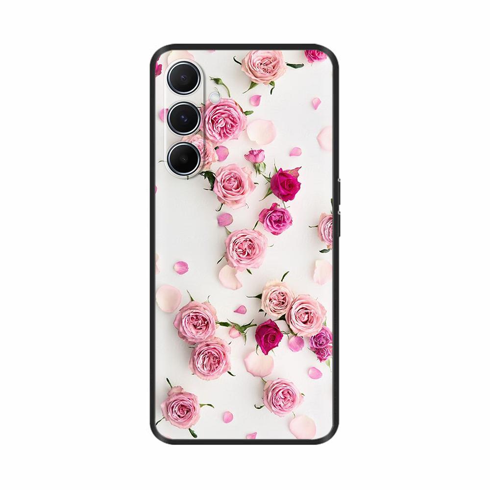 Für Samsung Galaxy A26 5G Hülle Luxuriöses Weiches Schwarzes Silikon Bumper Handytaschen für Samsung A26 5G Hüllen Rückseite Coque Funda Capa