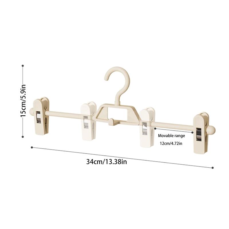 Skirt Peg Hanger Adjustable Trouser Clips Save Space Hangers Non-Slip Fix Clip Hanger Skirt Peg Hangers Wardrobe Organizer