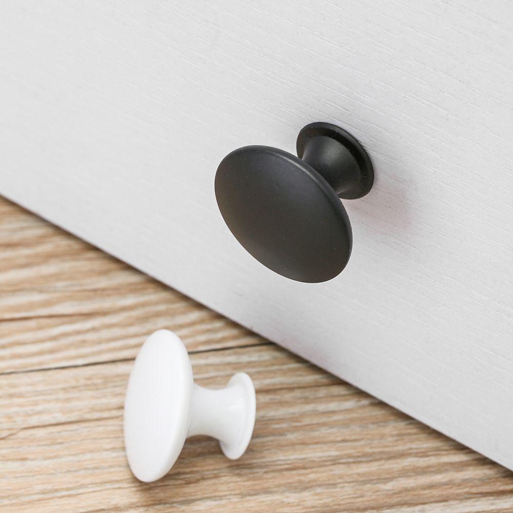 2Pcs Retro Hardware Dresser Furniture Antique Brass Round Shape Door Handle Cabinet Pulls Wardrobe Pulls Drawer Knob