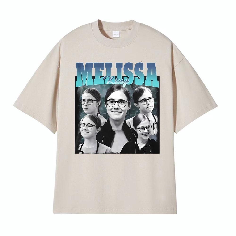 Melissa King Vintage Funny Doctor Meme Print T-shirts Unisex Women Clothing Fashion Harajuku T-shirt Short Sleeve Oversized T Shirt