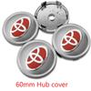 4Pc 56mm+60mm 57mm 62mm Car Wheel Center Hub Cap For Toyota TRD Rav4 Yaris Prius Avensis Corolla Camry Cover Sticker Accessories