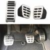Stainless Steel Car Gas Brake Pedals MT/AT Pedal Cover for Seat Ibiza 6K 6L 6J Skoda Fabia VW Polo 9N 6R Bora Golf MK4 IV