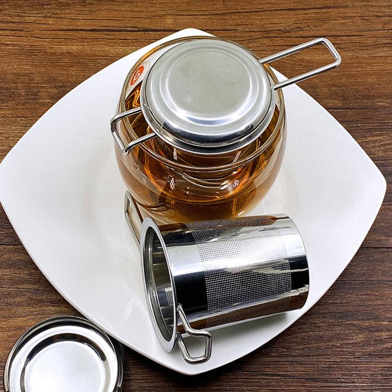 Stainless Steel Loose Leaf Tea Steeper Fine Mesh Filter Bags Practical Coffee Filter For Home Tea Making Accessories