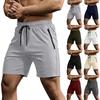 Men's Lightweight Quick Dry Athletic Shorts with Zippered Pockets Elastic Waistband Breathable Fabric for Gym Running Outdoor Sports