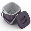 Uses for Home Office Vehicle – Compact Rectangular Garbage Bin with Lid Portable Easy To Clean