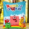 Numberblocks bedruckte Kuscheldecke—leicht, weich, warm;Vielseitige Decke für alle Jahreszeiten – perfekt als Klimadecke, Nickerchen-Decke