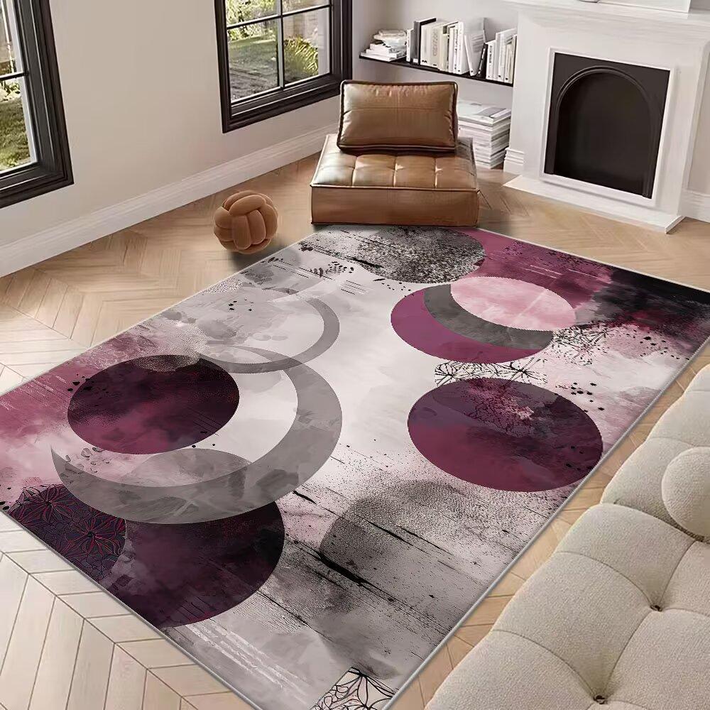 Nieuw Abstract Tapijt voor Woonkamer Scandinavische Decoratie Huis Sofa Groot Formaat Vloerkleden Geometrisch Slaapkamer Bedzijde Zachte Vloermat Antislip