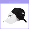 Cotton Baseball Cap With Embroidered Letters For Casual Wear And Sun Protection