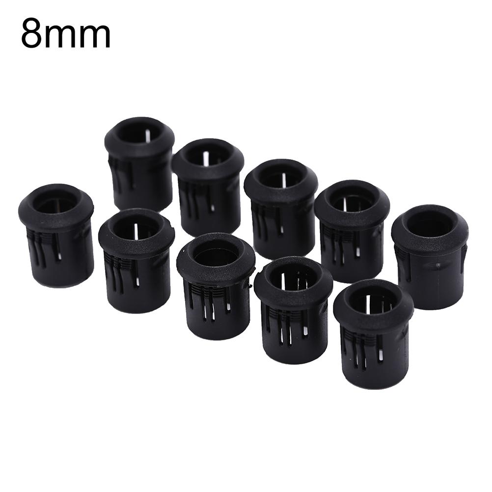 10/20/40pcs Black Plastic Lamp Bases LED Lamp Diode Holder Black Clip Bezel Socket Mount 3mm/5mm/8mm/10mm