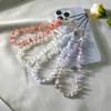 Mode Kleurrijke Grind Mobiele Telefoon Ketting Vrouwen Steen Kralen Anti-Verloren Riem Lanyard Charm Hangende Ketting Sleutelhanger Keycord