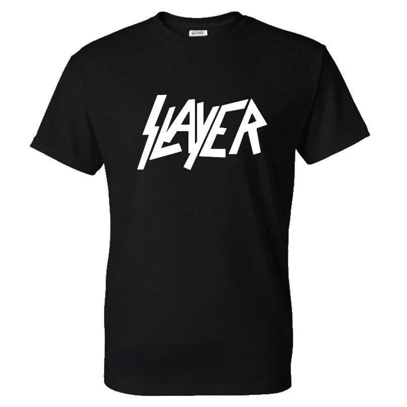 Metal Band TShirt Fashion Slayer Print Unisex T Shirt WoUnisex Unisex Casual Kurzarm Tops Ropa Graphic T Shirts Tops T