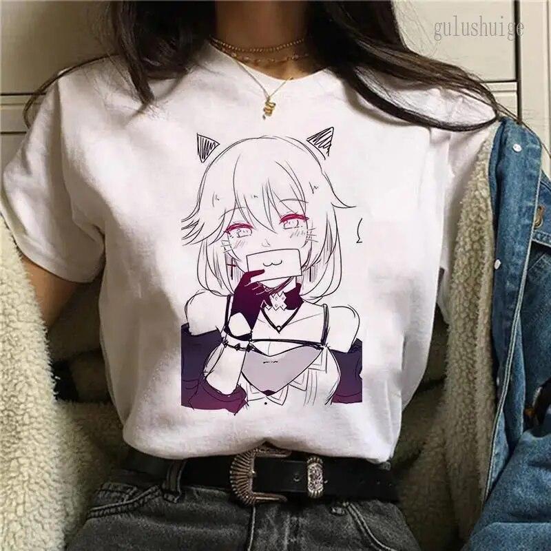 Japanese Anime My Hero Academia Graphic Print T Shirt Crew Neck Fashion Short Sleeve Casual Crew Neck Plus Size T Shirt Women