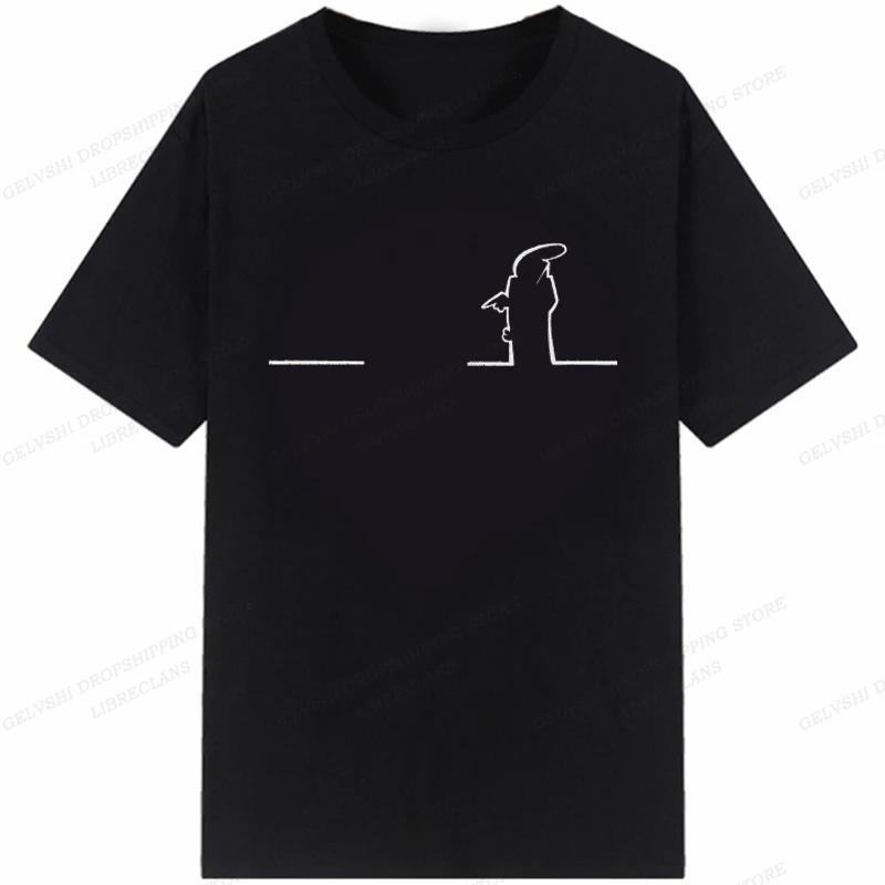 The Line Osvaldo Cavandoli T Shirt Fashion Hip Hop La Linea T Shirt Casual Crew Neck Plus Size T Shirts Women
