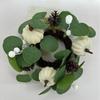 Christmas Cabinet Wreath Pine Needles Berries Pine Cones Decor Kitchen Shelves Indoor Outdoor Garland Winter Xmas Decoration