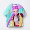 T-Shirts Mädchen Cartoon Bedrucktes Kurzarm T-Shirt Kindermode T-Shirt Freizeitkleidung Oberteil