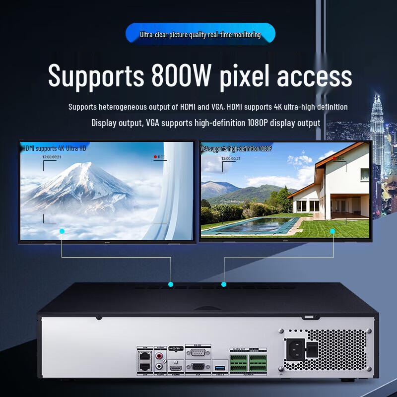 Hikvision 16-Channel 8-Bay 4K NVR Network Video Recorder CN Plug (adapter Included)