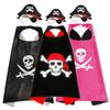 Kinder Piratenumhang & Anime Maske Halloween Kostüm für Rollenspiele & Partys