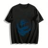 Summer Outdoor Surfing Silhouette Print Casual Short Sleeve T-shirt Pure Cotton T-shirt
