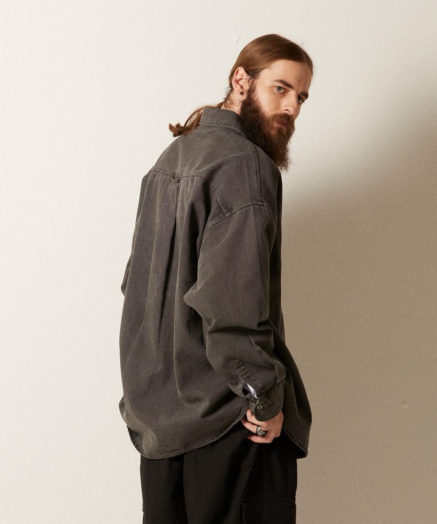 CARGOBROS Cb Archon Pigment Shirt Jacket (Charcoal)