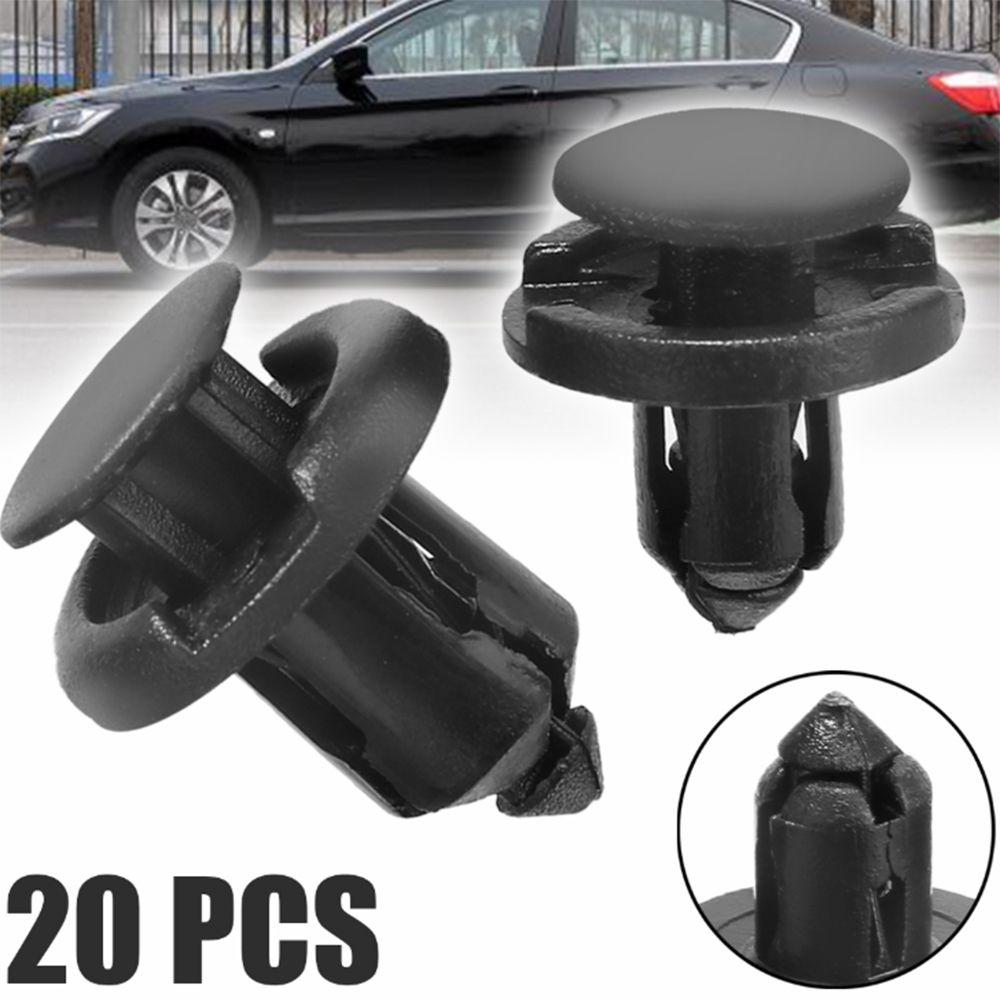 20Pcs Engine Cover Panel Bumper 8mm 10mm Hole Fastener Rivets Push Pin Retainer