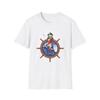 Lighthouse and Helm T-Shirt and Kids Tshirt | Nautical Sailing Ocean Waves Tee