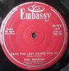 7inch Record RIKKI HENDERSON - Save The Last Dance For Me 45WB419 Embassy 1960 UK Pop Used