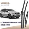 For Nissan Pathfinder R52 2013- 2014 2015 2016 Wiper Front&Rear Wiper Blades Windshield Windscreen Window Brushes 26"17"12"