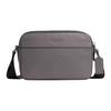 Coach Graham 23 Metal Logo Double Zipper Crossbody Bag Men Crossbody Bag Graphite CR771-SVGP