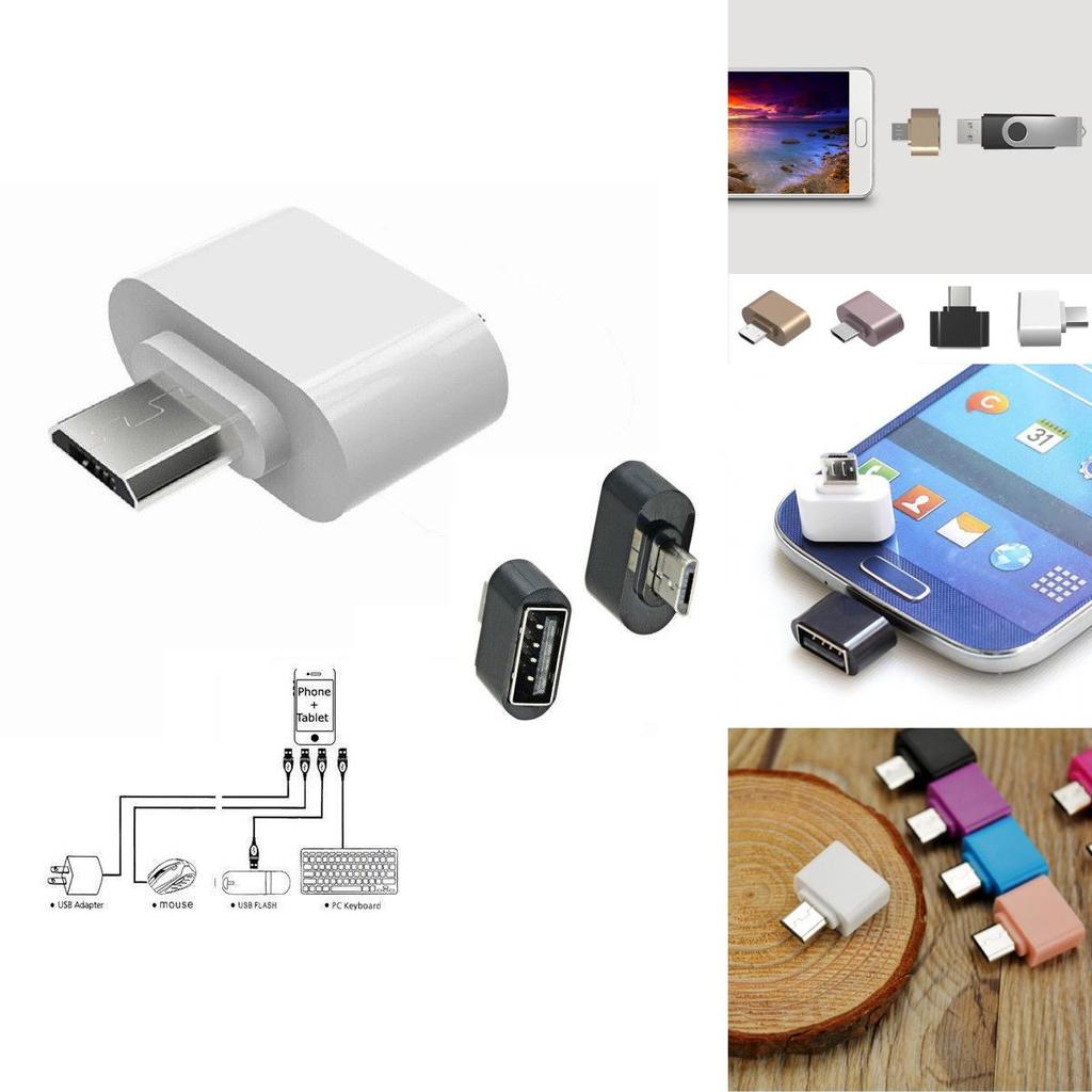 Compact Micro Usb Male To Usb 2.0 Adapter Otg Converter For Android Phone And Tablet