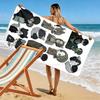 Tears on a Withered Flower Beom Tae Ha Print Beach Towel, Large Soft Quick Dry Towel for Beach Camping Swimming