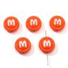 Double Sided Biscuit Charms Enamel M Drip Design for DIY Jewelry 2 or 10 Pcs