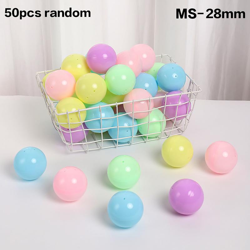 28-55MM 50 STÜCK Leere Plastikkapselbälle DIY Aufbewahrungsbehälter für Paintball Spielzeug Party Geschenk Eierkarton Nachfüllbar