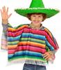 Mexikanisches Poncho-Kostüm für Kinder Mexikanischer Karneval 70x36cm