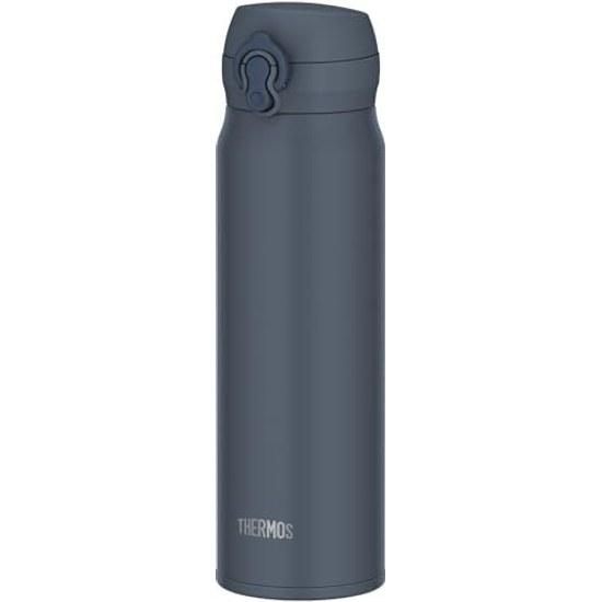 Thermos Bottle Vacuum Insulated Travel Mug 600ml Mineral Gray Detachable Drinking Spout Easy Clean Lightweight Type One-Touch Open Stainless Cooling