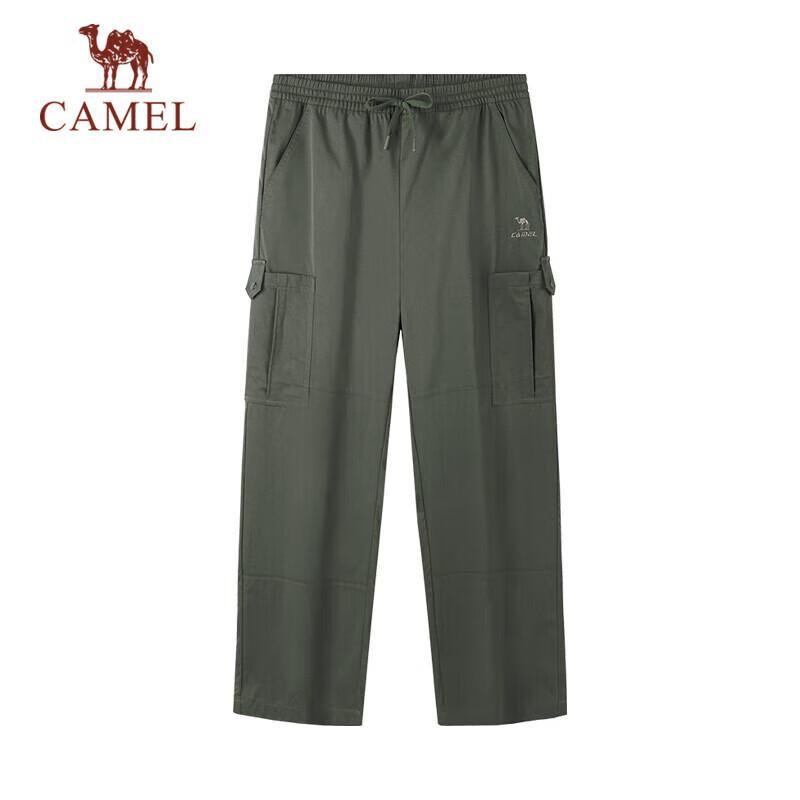 Camel Outdoor Water-Repellent Straight Cargo Pants