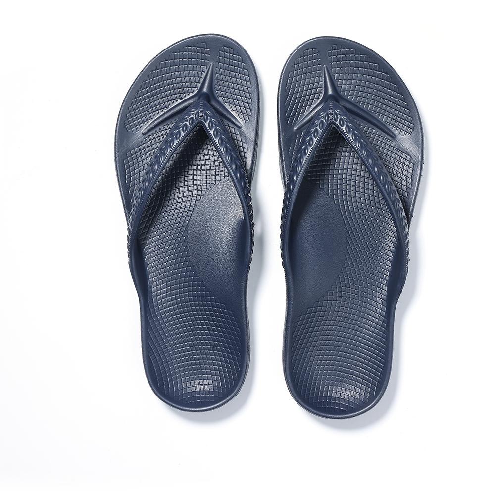 Fashion Shevalues Men's Flip Flops With Arch Support Comfort Lightweight Orthopedic Sandals For Plantar Fasciitis Fashion Beach Slippers