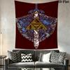 Action-packed adventure Wall Hanging Printed Fabric Blanket Decorative Tapestries for Bedroom Living Room Home Decor