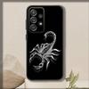 Animal Scorpion Phone Case For Samsung S 25,24,23,22,30,21,10,9,Ultra,Plus,Lite,FE,4,5 G Soft Black Case